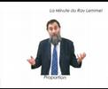 LA MINUTE DU RAV LEMMEL (Proportion)