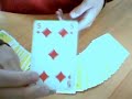 Card face up in middle and card from top change places! Card face up in middle and card from top change places!