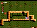 after finding some music notes (the one in 2-1 is there, just gotta hit the sweet spot in the upper left corner of the whole level), i feel more financially prepared to tackle the dungeons. next part we take a look at that well. game made and published by nudson...err hudson soft.