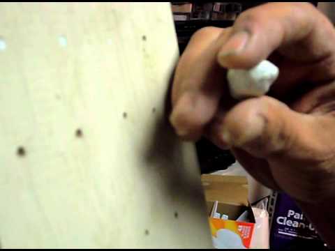 how to patch nail holes in mdf