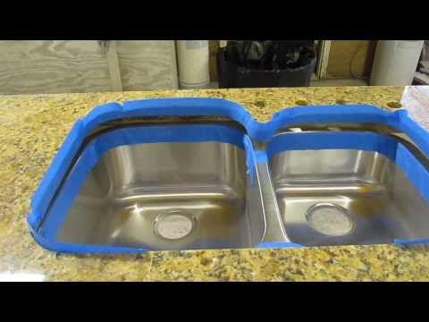 how to fasten undermount sink