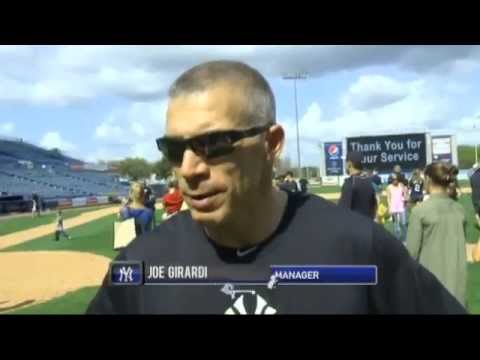 Video: The Yankees host some military members at their annual spring team bonding day