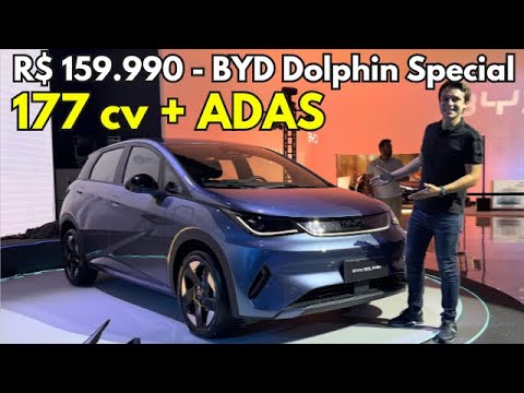 NOVO BYD Dolphin Special Edition! R$ 159 Mil + ADAS + 177 cv