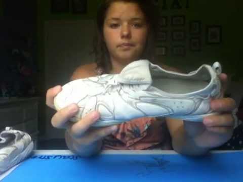 how to whiten nfinity cheer shoes