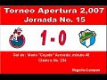 Clásico 234:  Municipal 1-0 Cremas