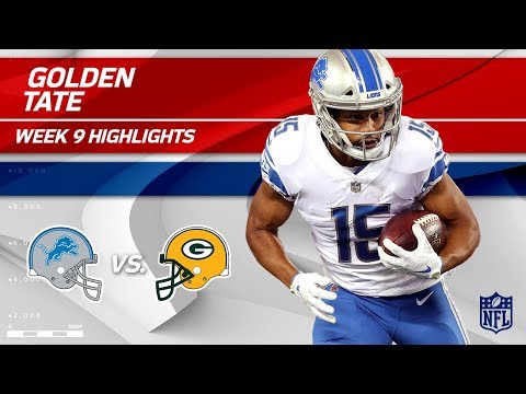 Video: Golden Tate Tears Through Green Bay for 113 Yards! | Lions vs. Packers | Wk 9 Player Highlights