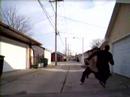 Street fight out back