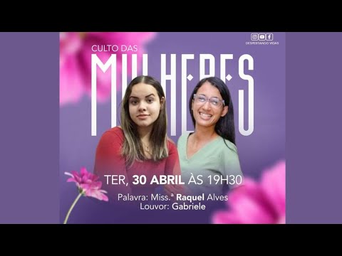 CULTO DAS MULHERES - 30/04/24