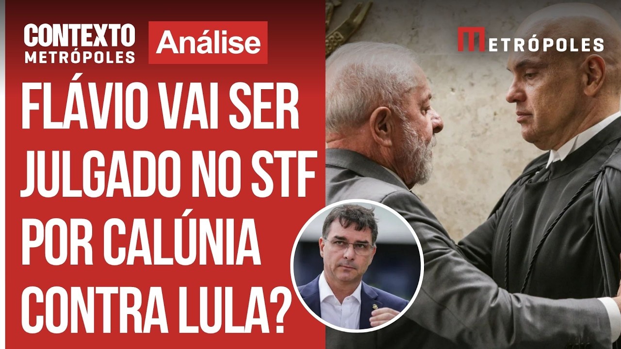 Moraes dá 15 dias para PGR se manifestar se Flávio caluniou Lula