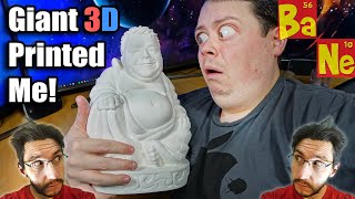 Giant 3D Printed Buddha but with my head - Buddhacules!