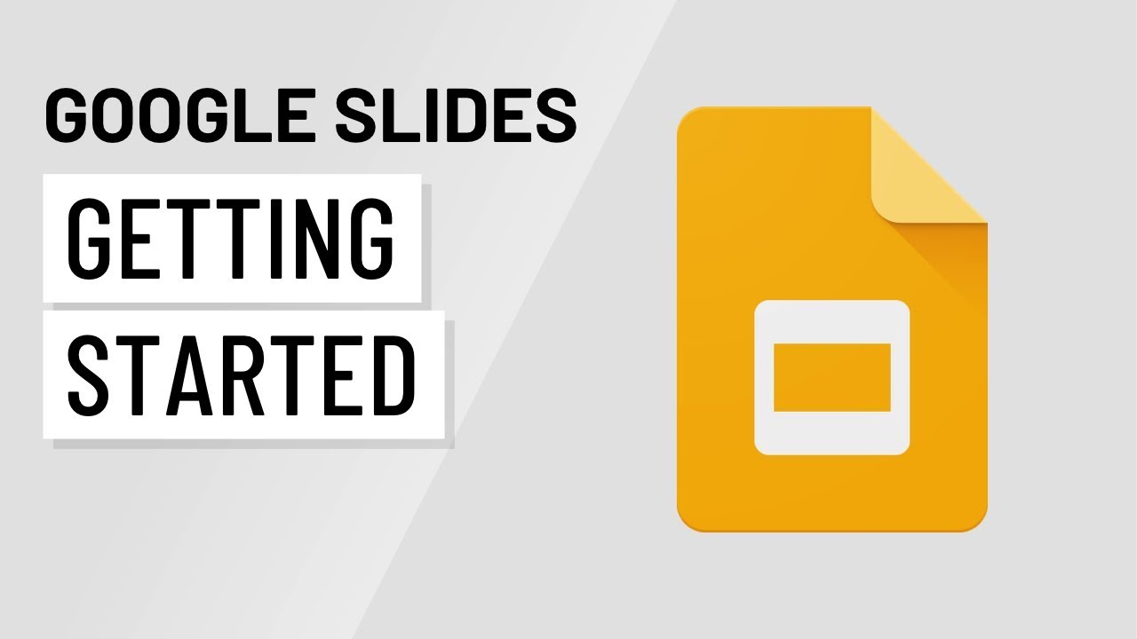 Google Slides: Getting Started