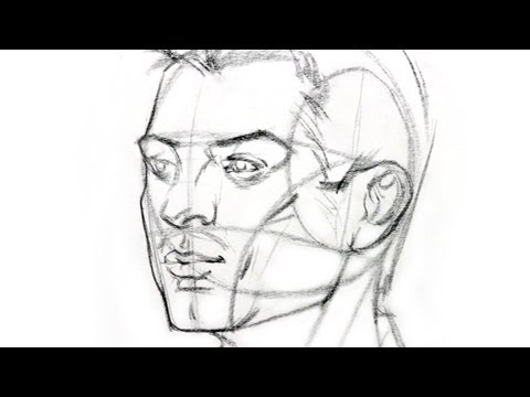 how to draw human faces