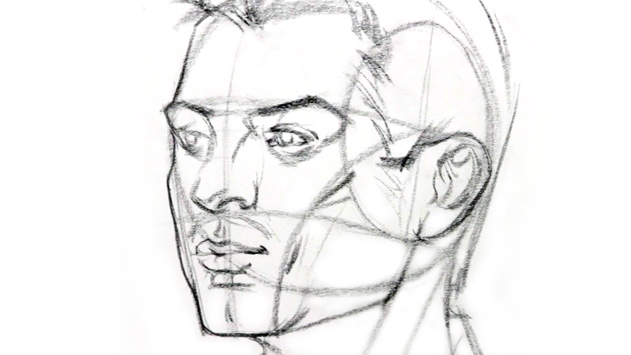 head drawing tutorial