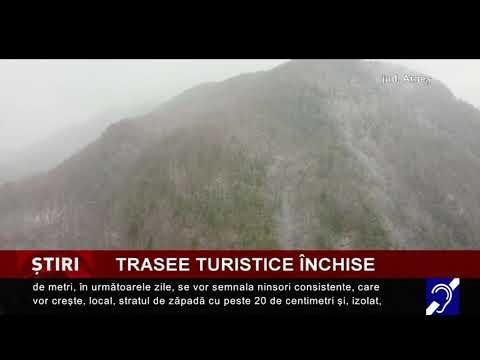 Trasee turistice închise din cauza ninsorilor
