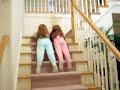 PJ Slipper Slide Staircase Race