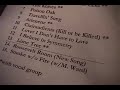 here is the set list from the show just for s#*ts and giggles.