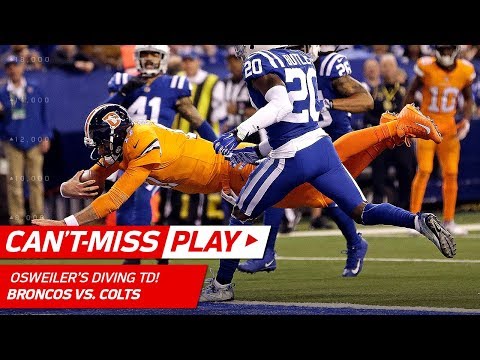 Video: Brock Osweiler's Diving TD to Cap Off Drive & Cut the Lead! | Can't-Miss Play | NFL Wk 15 Highlights