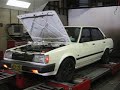 AE71 Corolla on the dyno