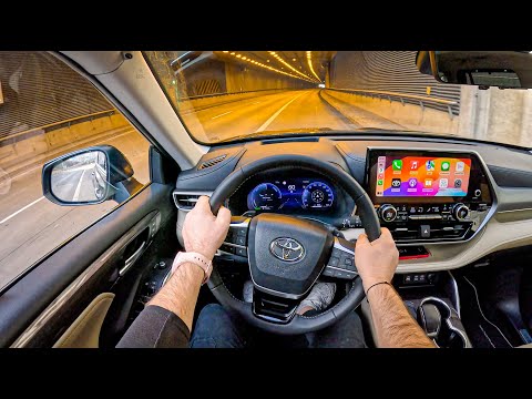 new toyota highlander luxury 2024 25 248hp 0 100 pov test drive 2010 joe black