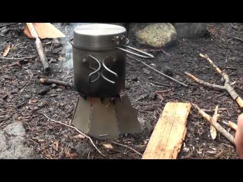 vargo - Feather sticks, shavings and bark to start a fire fueled by wet wet wet wood. No go. What shall I do to rescue the morning's need for coffee and tea?! Previo...