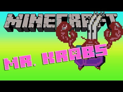 how to make mr krabs house in minecraft
