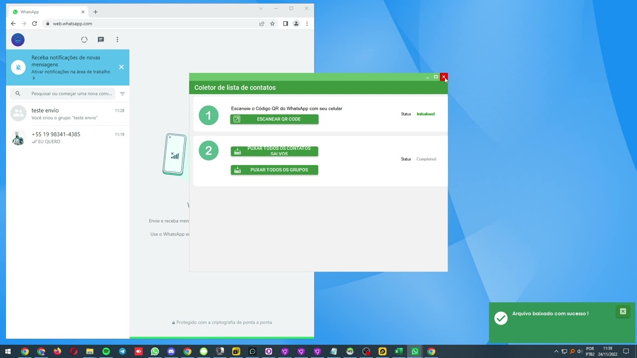3   Como enviar para grupos