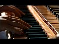stereo: http://br.youtube.com/watch?v=1eydjaxifhk&fmt=18

johann chrysostom wolfgang amadeus mozart (1756 - 1791).

sonata in b flat major (kv 358):

2nd mov: adagio.

instrument: stein vis-�-vis.

andreas staier (harpsichord side).
christine schornsheim (pianoforte side).

nearly 80 years after the invention of the fortepiano, the harpsichord was by no means relegated to antique status. on the contrary, the two instruments cohabited throughout the 18th century, to the point where several makers strove to combine them in a single entity. the most incredible of these 'mutants' is probably the extravagant vis-�-vis built by johann andreas stein in 1777: at one end there is a three-manual harpsichord, at the other a fortepiano with 'moderator' stop. only two specimens of this instrument still exist today.