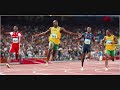 Beijing Olympics 2008 Usain Bolt 19.30 WR 200 meter Beijing Olympics 2008 Usain Bolt 19.30 WR 200 meter