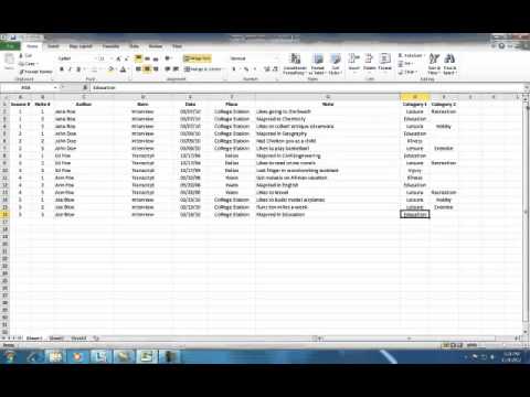 how to organize qualitative data