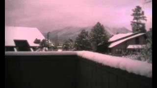 Time-Lapse of Mount Elden in Flagstaff, AZ - 1/6/2016