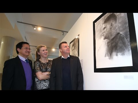 Video: Blues Backing Thai Art Exhibition