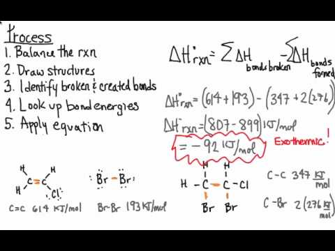 how to calculate enthalpy