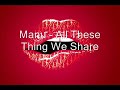 Manu - All These Thing We Shaarre . Manu - All These Thing We Shaarre .