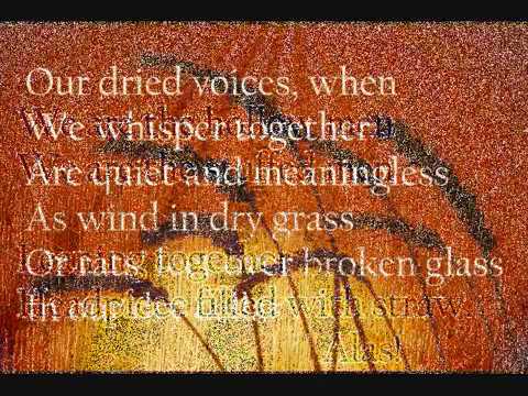 T. S. Eliot:  The Hollow Men
