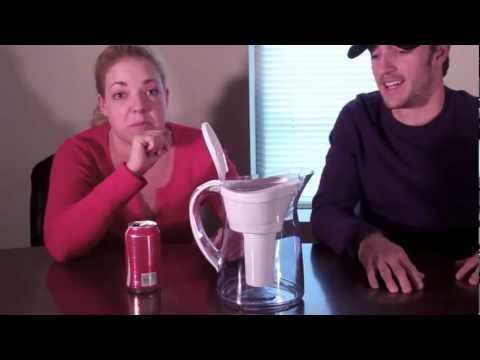 What happens when you pour soda in a Brita water pitcher?