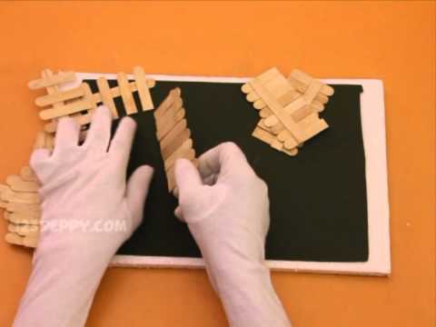 How to Make a Popsicle Stick House