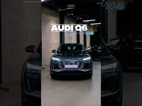 Audi Q6 e-tron 2026 nhập Đức màu xám đậm ánh kim Manhattan từ 2,999 tỷ #HuyAudi #AudiQ6 #AudiQ62026