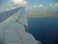 Landing in Larnaca, Cyprus on Boeing 767 Landing in Larnaca, Cyprus on Boeing 767