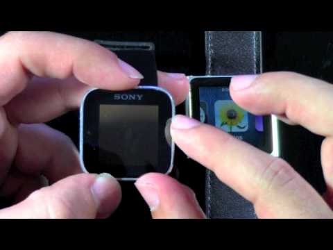 ipod as a watch - This is the Sony Smartwatch vs the iPod Nano. See which is the better watch for you. And before you ask, yes I will try to also get my hands on the Pebble guys.