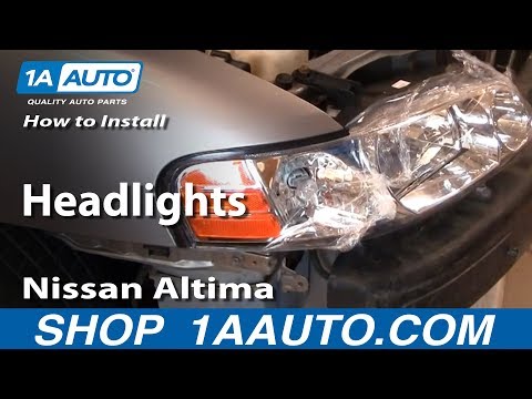 How To Install Replace Headlights Nissan Altima 00-01 1AAuto.com