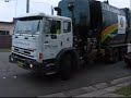 this truck is one of jj richards' recycling models, it's a very new truck, has a massive body on the back and seems to work efficiently. with the lifter, the bulk of it is their own design, however the grabber is from the 