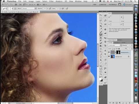 how to smooth skin in ps