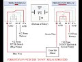 Testing, troubleshooting, wiring, (and bypassing) SPDT power trim tilt relay harness. Does not apply to older single pole single throw (SPST) relays. Does the electric trim and tilt pump motor not move at all? Does the electric trim and tilt pump motor only run in one direction, only up or only down? Handy tools: voltmeter, 2 wire jumpers, terminal-cleaner acid The motor uses a lot of current so the connections must be clean and tight. When using a voltmeter, the mere presence of 12V can be misleading if a wire is barely hanging on, because it will show voltage but wont be able to pass current needed to run the motor. Don't overlook anything. Be sure to check the wiring to the bottom of the relay sockets for corroded and broken wires! The up and down relays are identical, so switching them back and forth is OK. When switching the relays, see if the problem changes directions. IMPORTANT: The engine outdrive trim tilt pump motor will work only if BOTH relays are connected. This is because power to the trim-tilt pump motor is in series with BOTH relays. The direction that the pump runs is determined by the direction of the current flow through the relays. This can be confusing to troubleshoot because there are a total of 10 terminals involved. When you activate either relay by pressing the tilt switch up or down, the internal solenoid winding becomes energized (you should hear the relay click) and the series ground contact is broken and toggled over to a 12 volt input <b>...</b>
