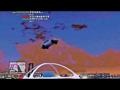 【菜喳俠盜】HL.5 超帥氣飛車特技! GTA5-Super Hard Drivin'
