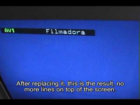 how to fix a purple tv screen