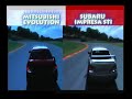 Subaru sti vs mitsubishi evo FORZA 1 on 1 Subaru sti vs mitsubishi evo FORZA 1 on 1