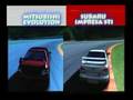 Subaru sti vs mitsubishi evo  FORZA 1 on 1