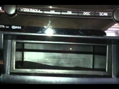 how to remove xm radio vent mount