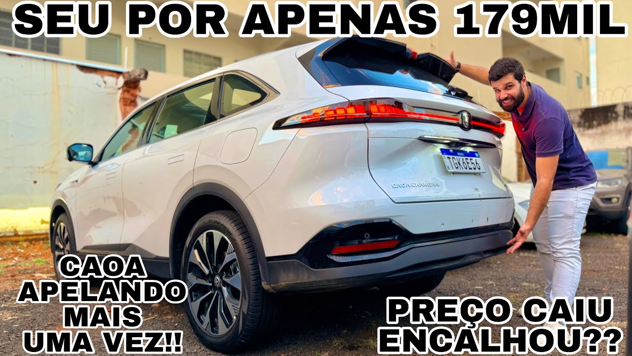 NÃO SE GASTA 179MIL COM TCROSS E CRETA | CAOA CORTOU O PREÇO DO CHANGAN CS 75 CONFIRA!!