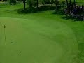 proves that anything can happen in golf! this ball hangs on the edge of the green for soooo long and then magically rolls on and finds the cup